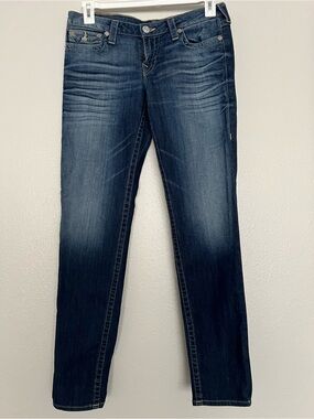 True Religion Women’s Skinny Jeans - Dark Blue Wash
